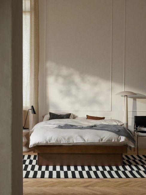 letto senza testiera in legno