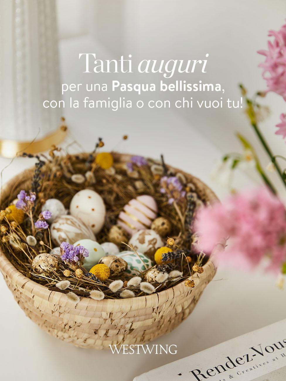 immagini buona pasqua cestino di uova