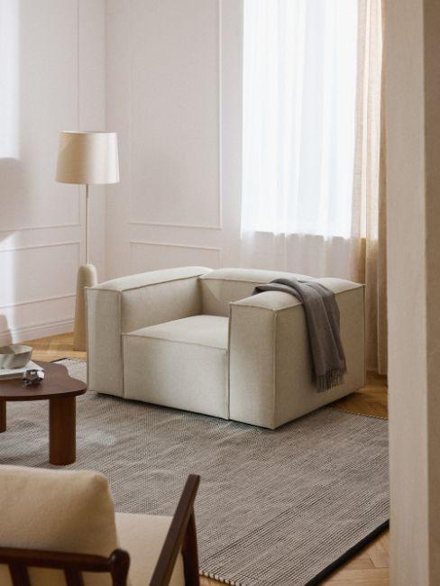 poltrona lennon bianca