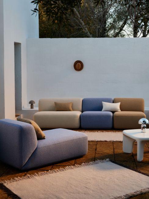 salottino relax in giardino