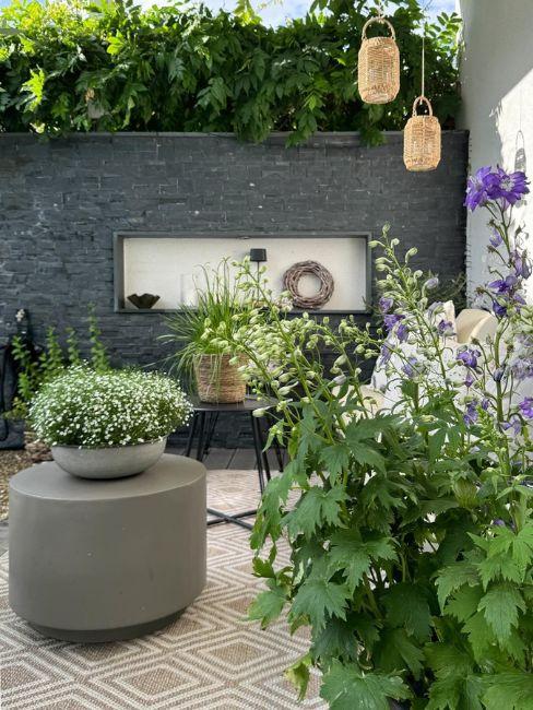 piccolo giardino da sogno con tanto verde