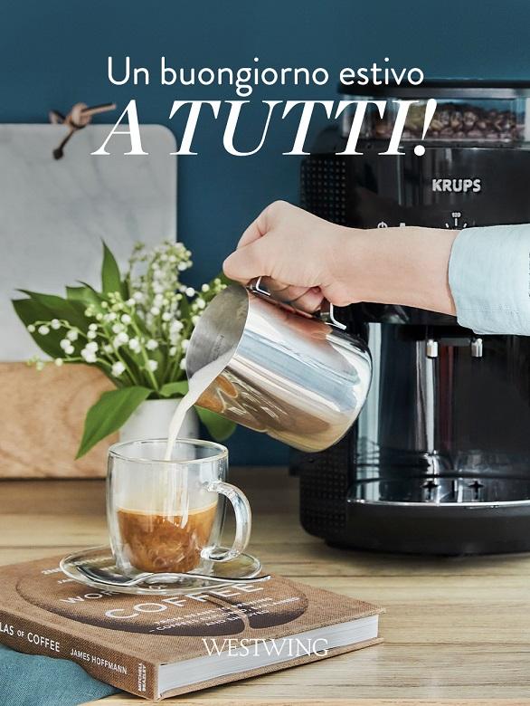 Buongiorno a tutti estate caffè