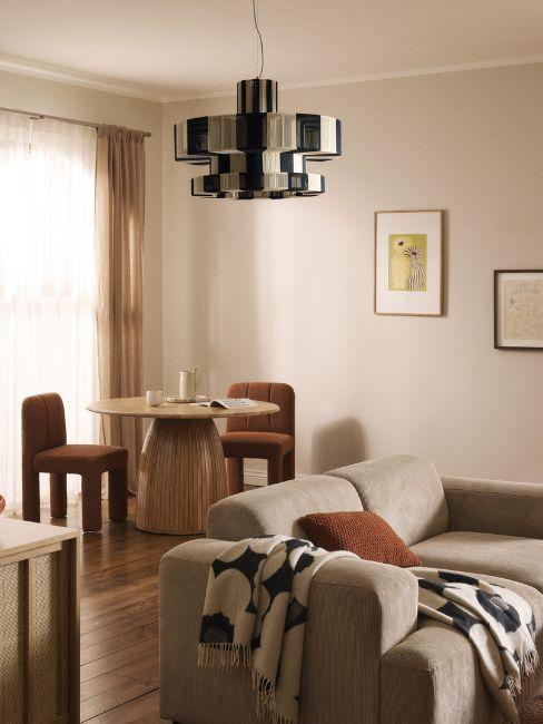 arredare soggiorno e sala da pranzo insieme