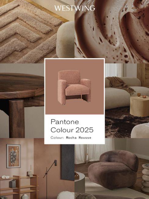 palette mocha mousse pantone arredamento