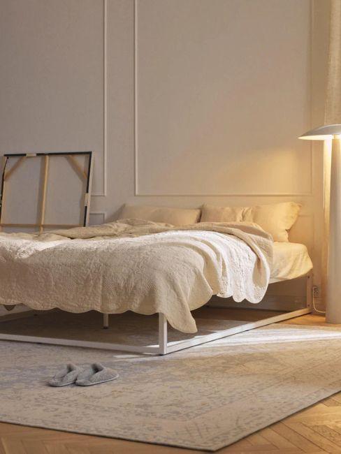 letto sommier in metallo