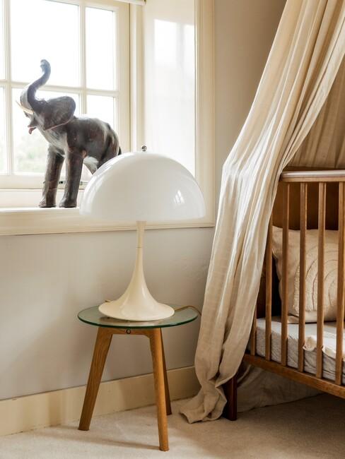olifantje als decoratie in babykamer