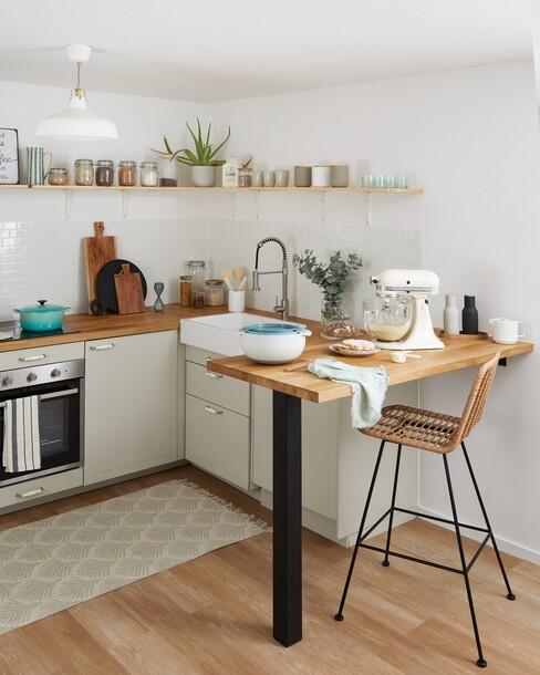 keukenaccessoires in landelijke keuken