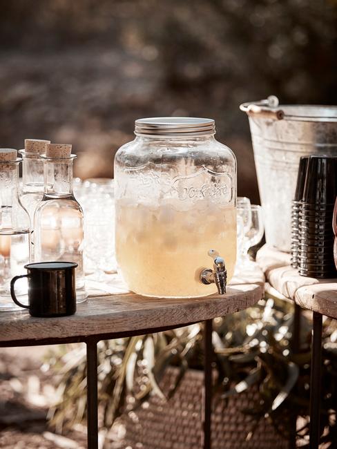 jar met sap
