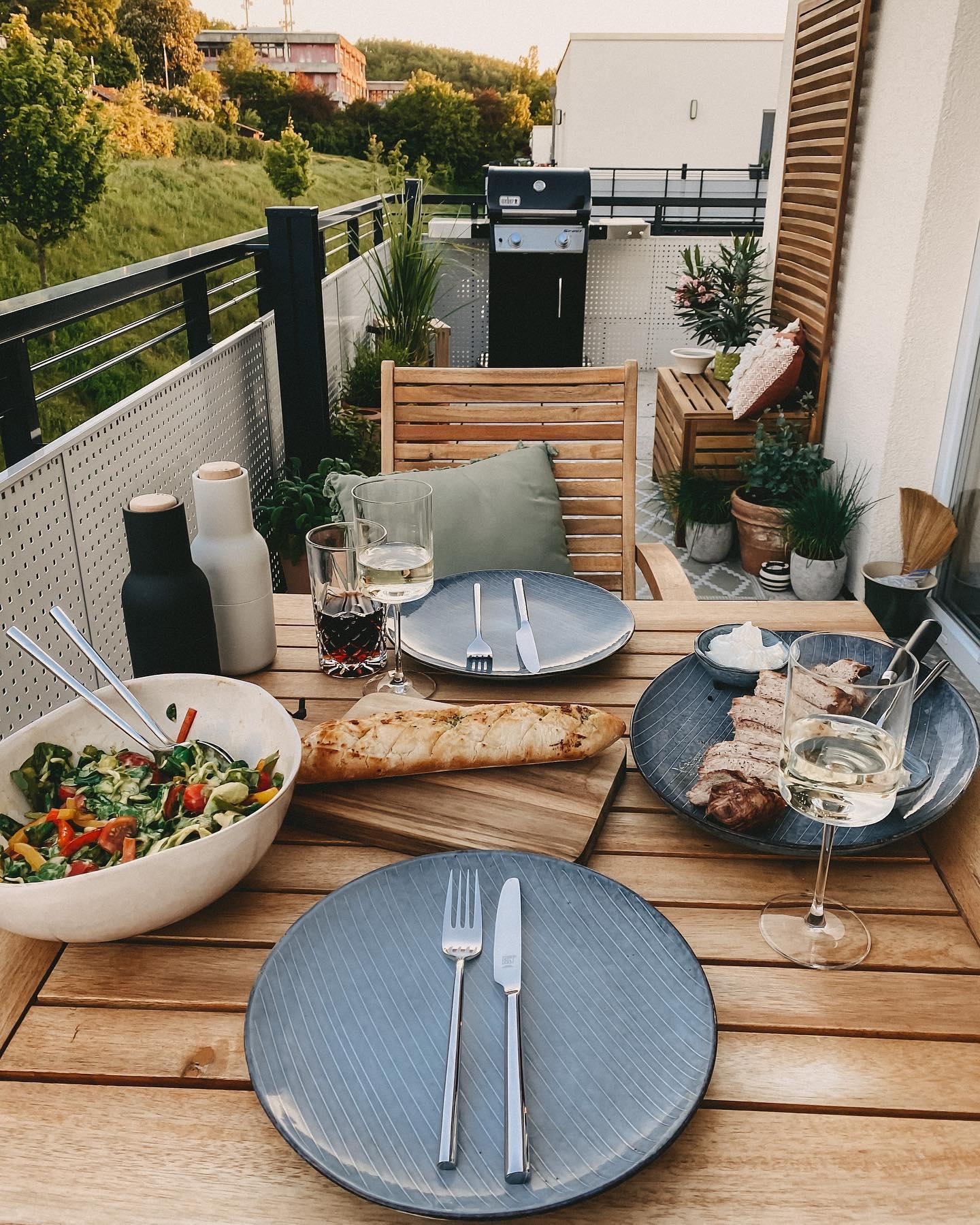 bbq op balkon