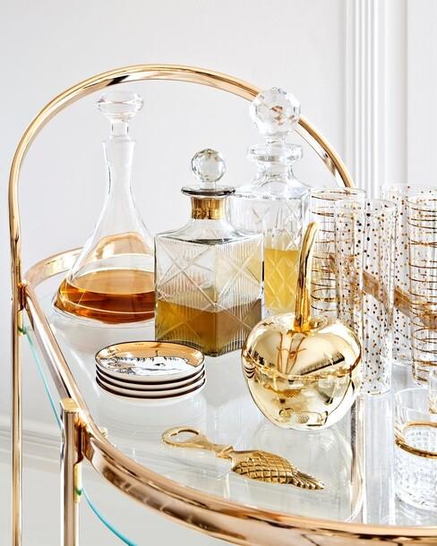 bar cart met drank