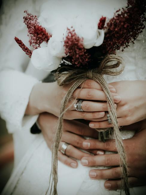 winter wedding boeket