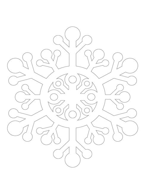 sneeuwvlokje kerst DIY