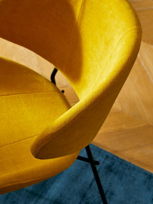 Fluwelen fauteuil