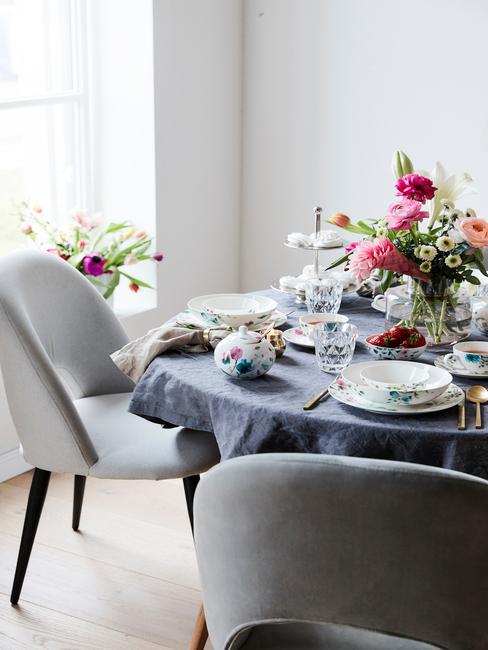 Paastafel 1 Gedekte tafel in scandi stijl