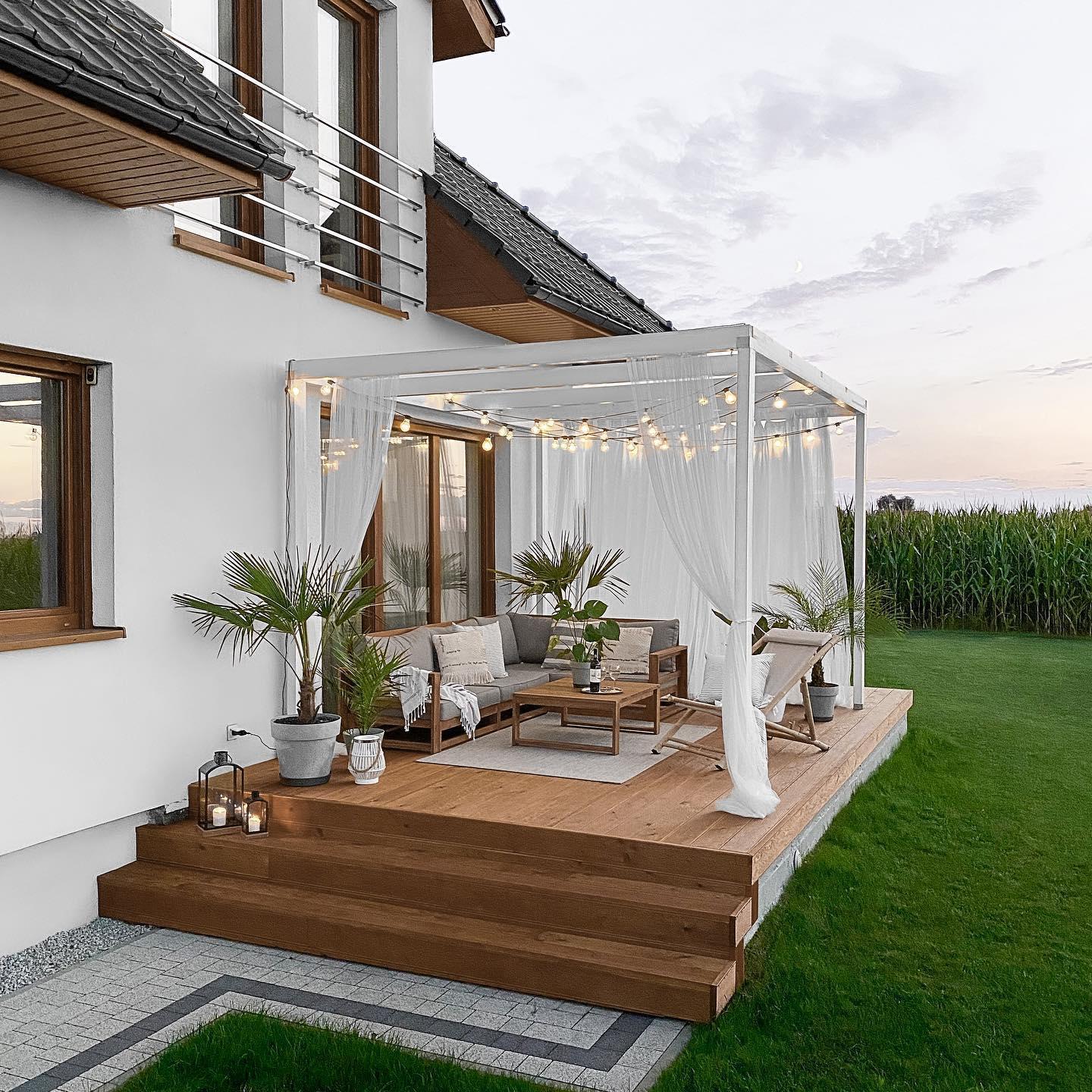 overkapping met doeken