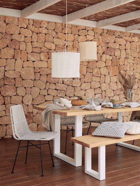 terras met houten planken