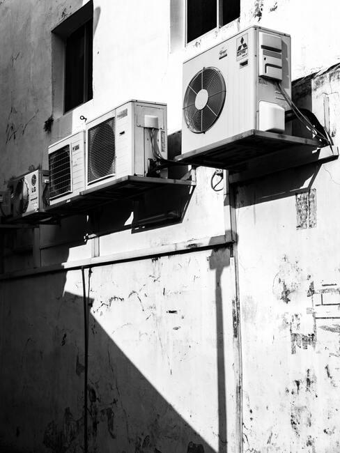 airco's aan de buitenkant