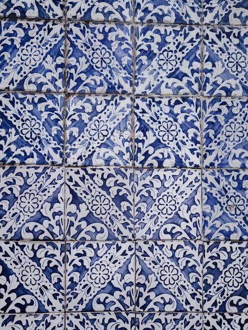 Portugese blauwe tegels