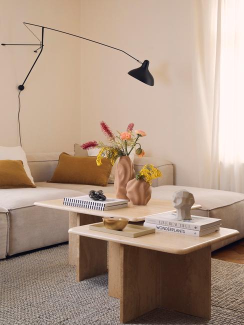 woonkamer in scandi stijl