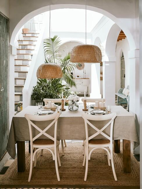 mediterraanse eetkamer