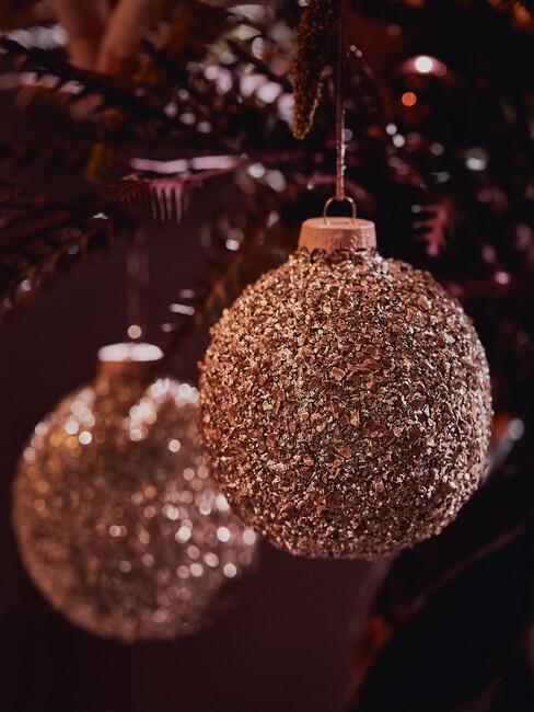 glitter kerstballen