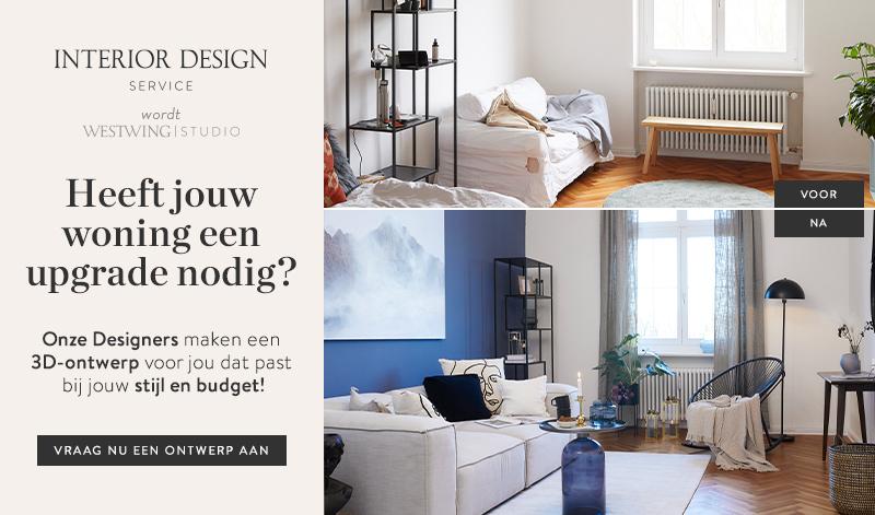 Westwing's interieur design service richt jouw woonkamer in