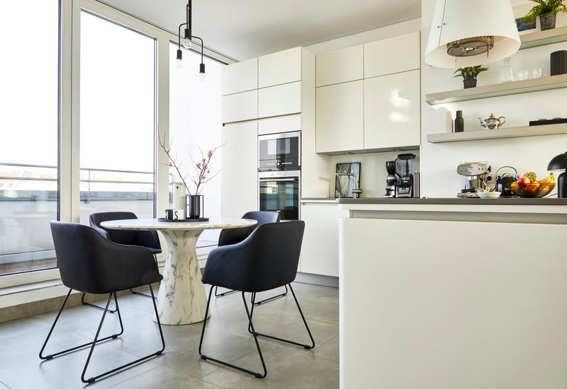 Scandinavische keuken wit