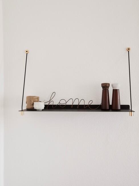 Scandinavische keuken wandplank