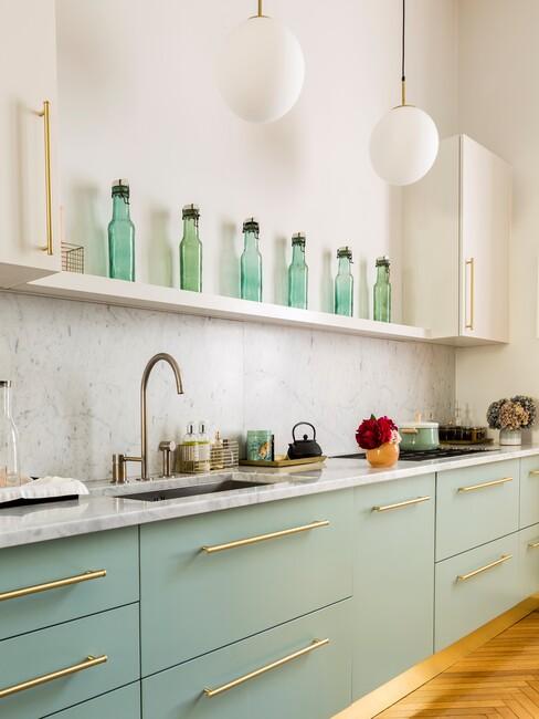Keuken op maat groen