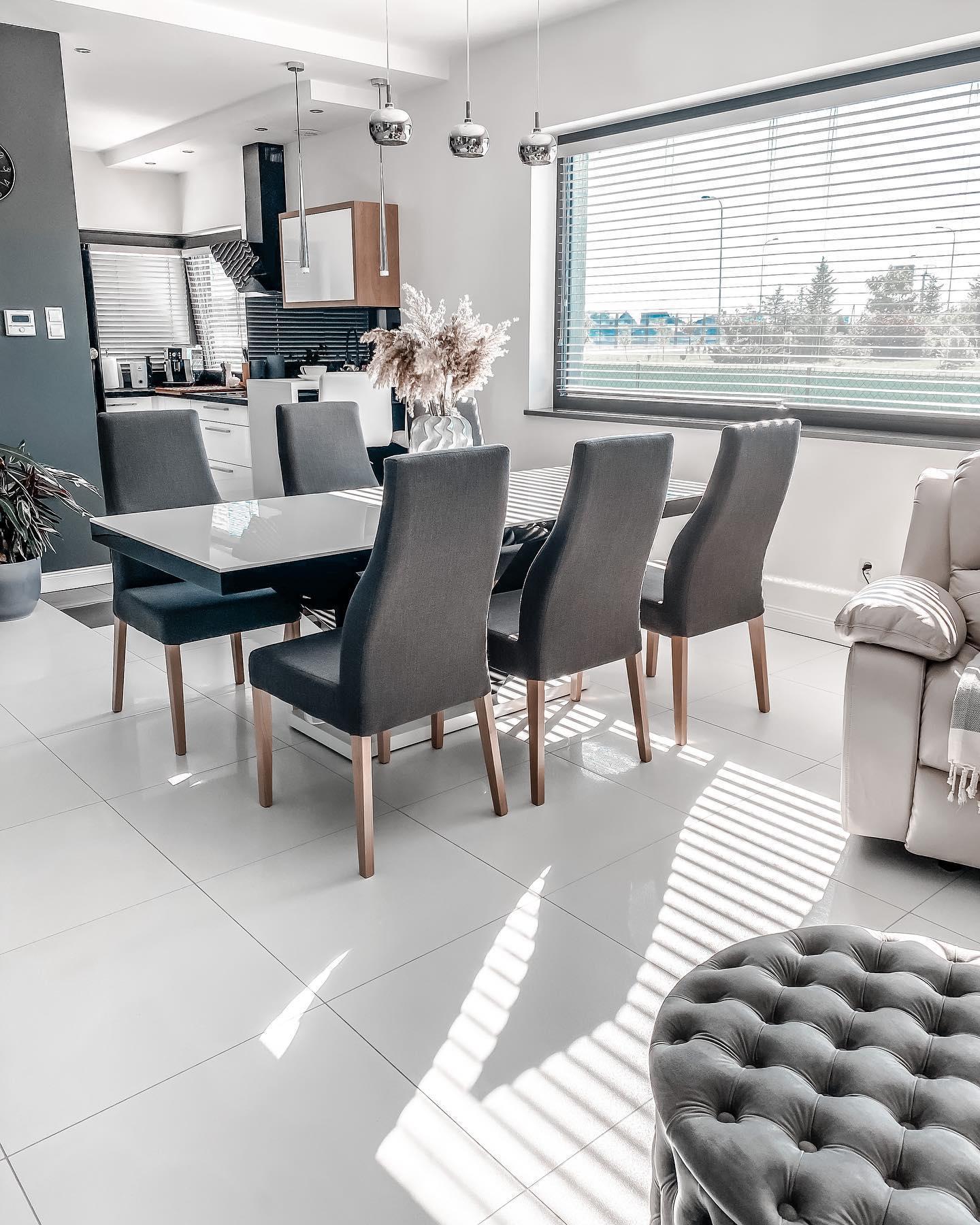 luxaflex schoonmaken zwarte eethoek