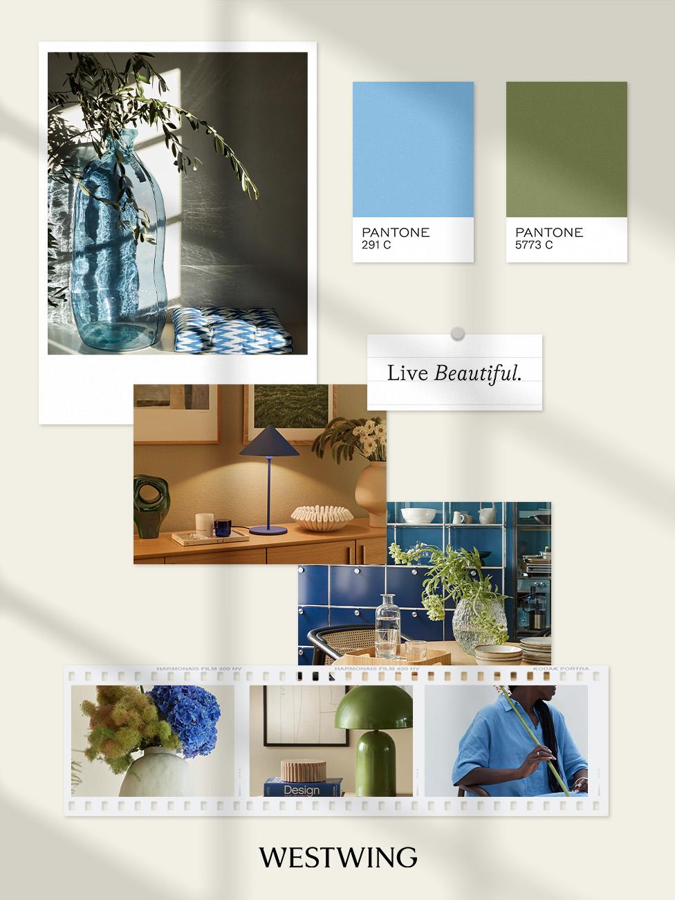 jak łączyć niebieski z zielonym