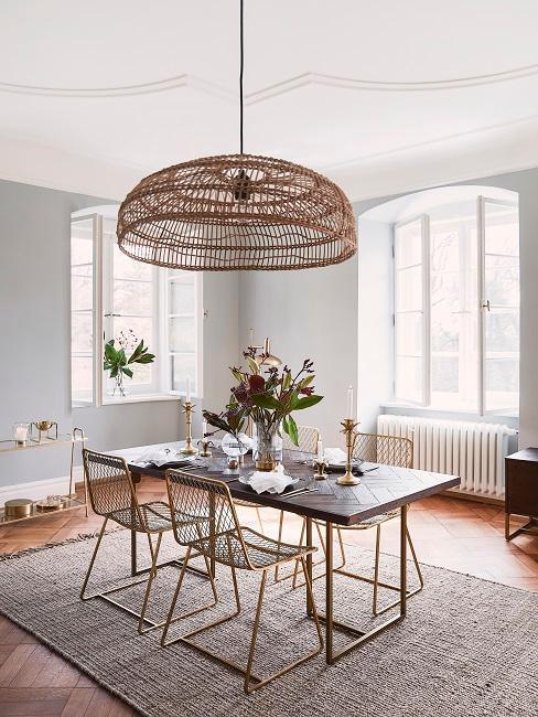 lampa wisząca w stylu boho