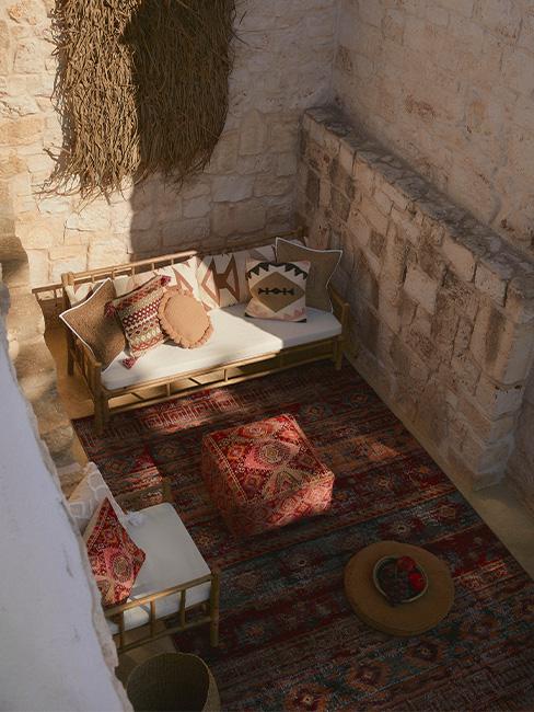 balkon i taras w stylu marokanskim