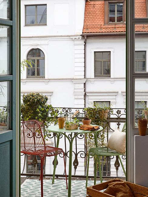 balkon w mieście dekoracje na balkon