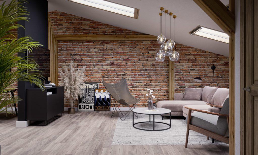 Zdjęcie z bloga Design your home - salon na poddaszu