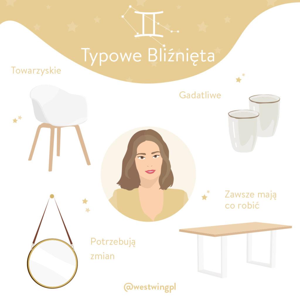 Horoskop wnętrzarski dla bliźniąt
