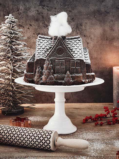 Piernik w kształcie domu