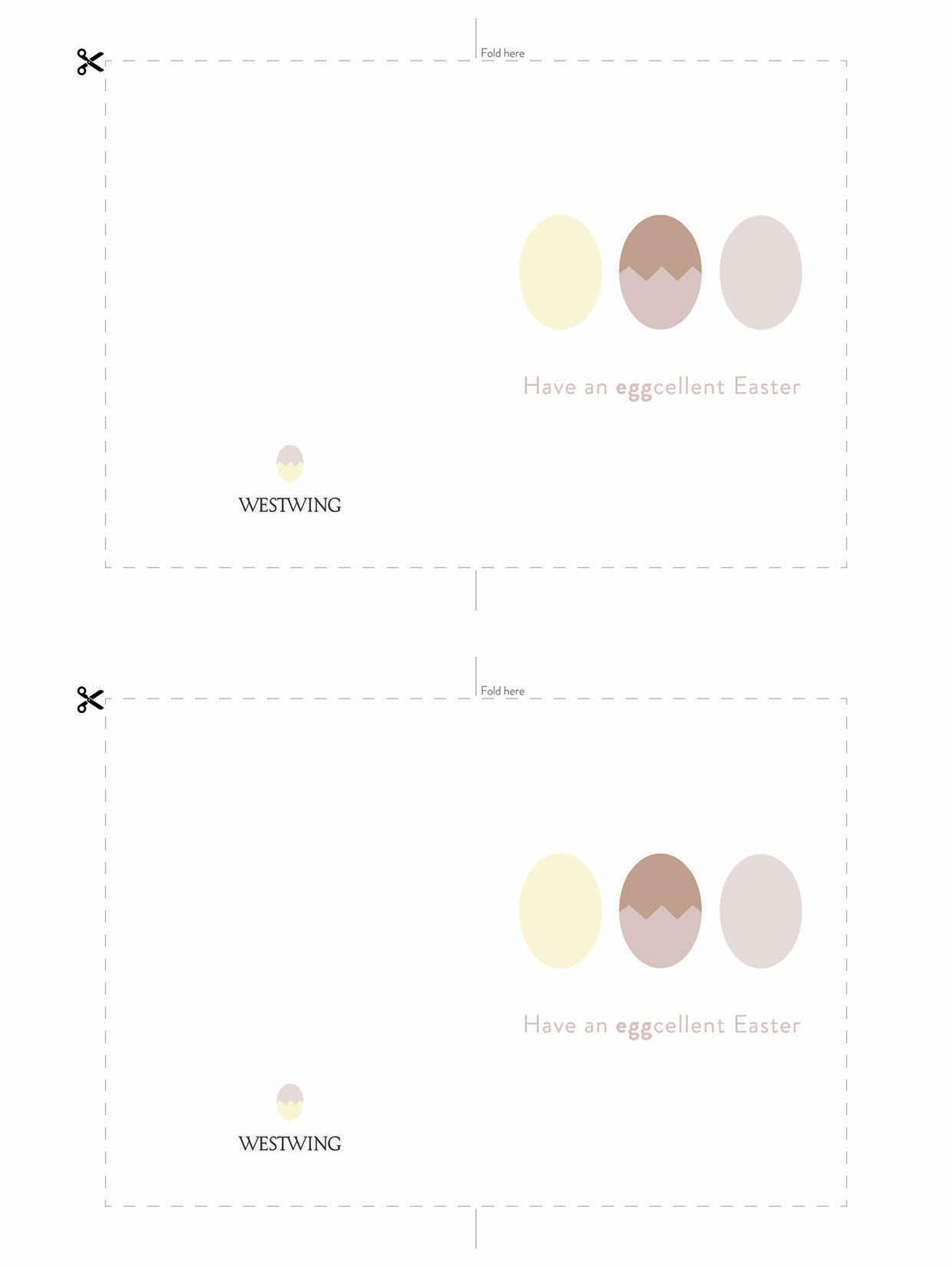 wzór białej kartki wielkanocnej do wydrukowania