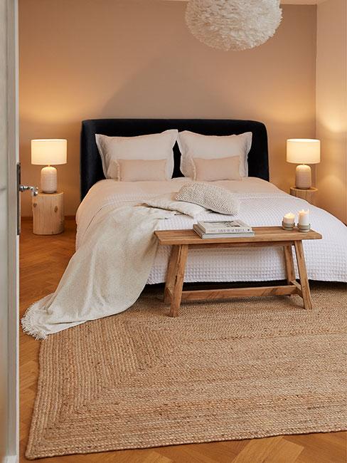 naturalna sypialnia feng shui