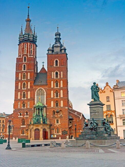 Widok na Kościół Mariacki