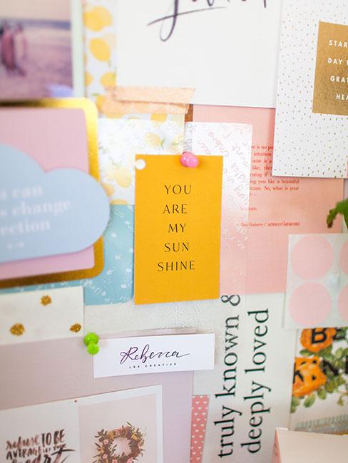 mood board jako Prezent urodzinowy