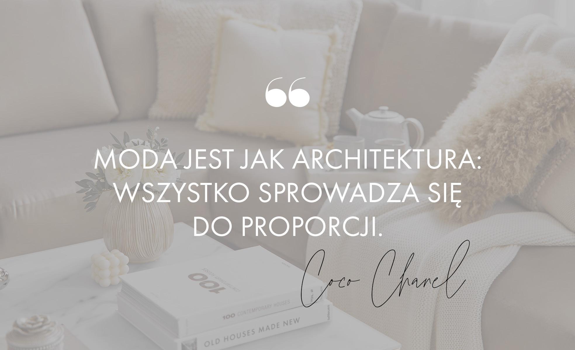 Cytat Coco Chanel o modzie