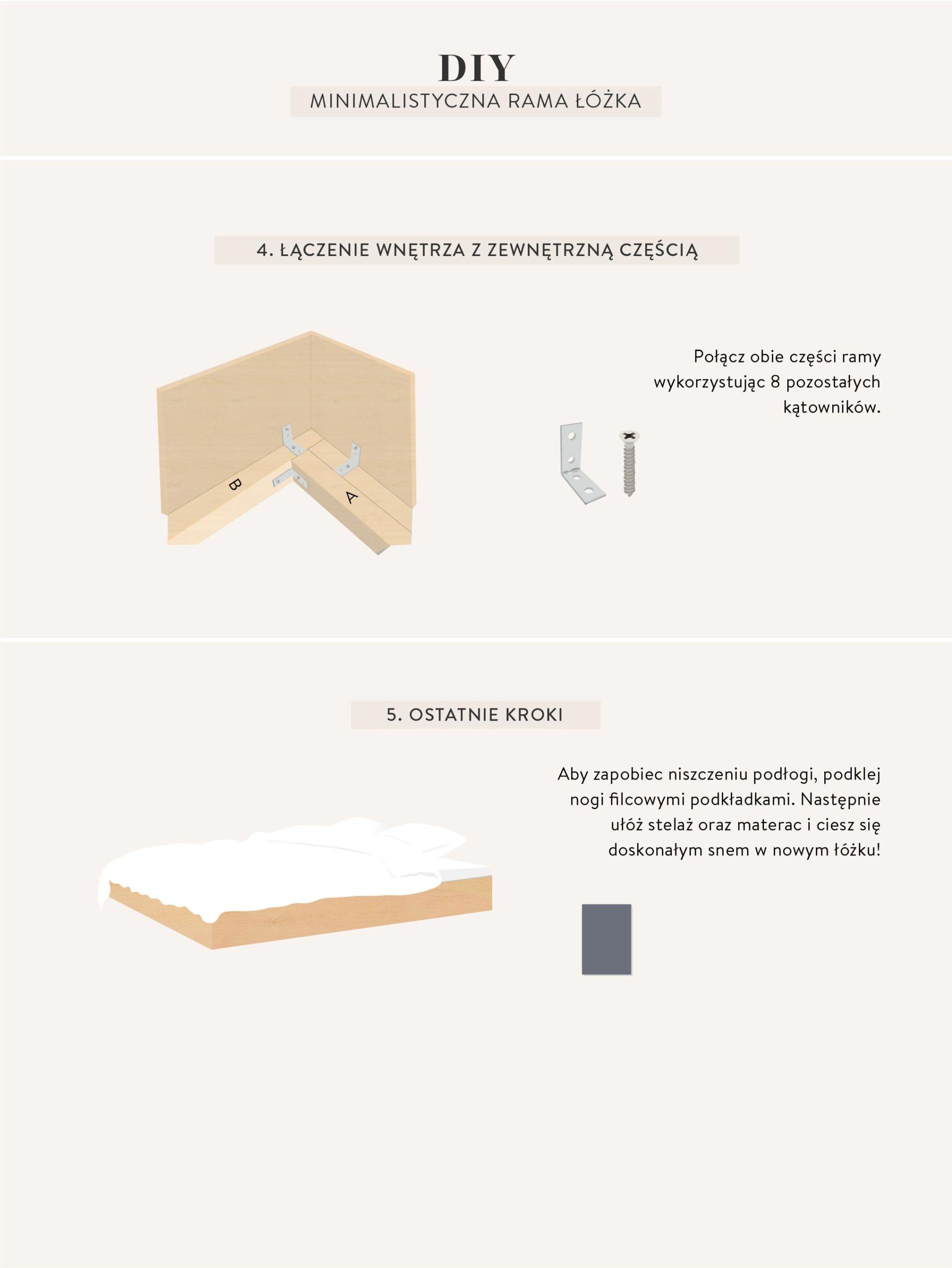 jak zrobić łóżko instrukcje DIY