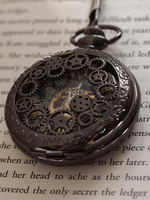 Kieszonkowy zegarek w stylu steampunk