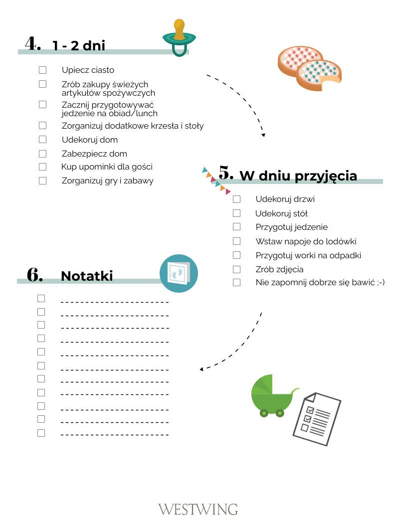 baby shower krok po kroku checklista do wydrukowania