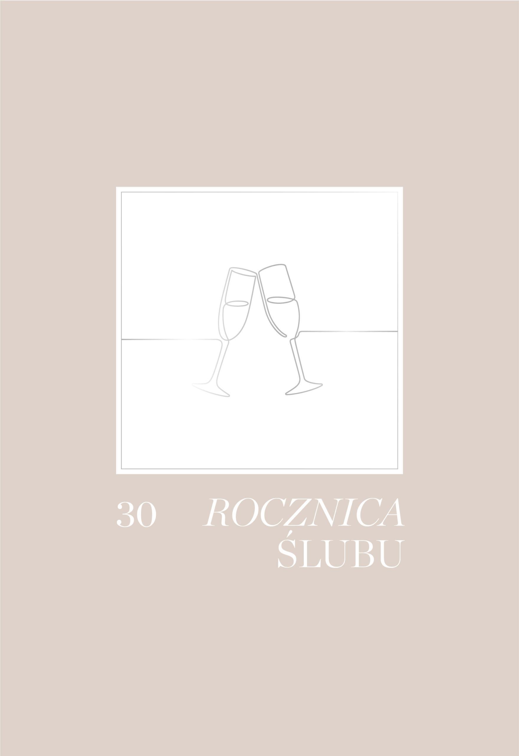 zaproszenie na trzydziestą rocznicę ślubu