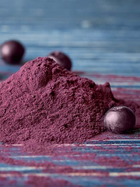 sproszkowane jagody acai