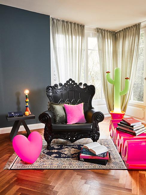 pastel goth salon w stylu goth z różowymi akcentami