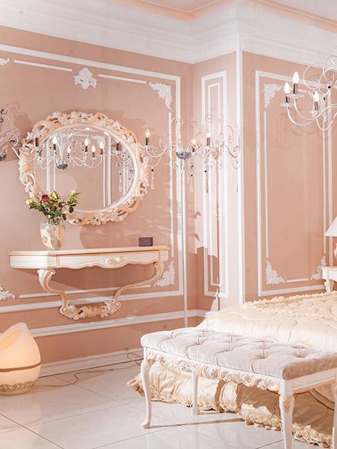 różowa sypialnia w stylu fairycore