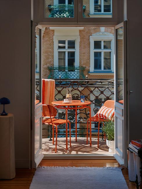 miejska aranżacja balkonu